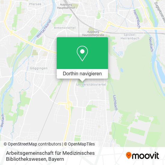 Arbeitsgemeinschaft für Medizinisches Bibliothekswesen Karte