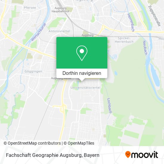 Fachschaft Geographie Augsburg Karte