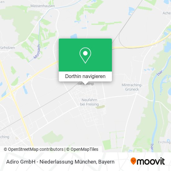 Adiro GmbH - Niederlassung München Karte