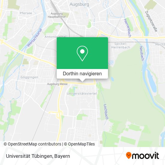 Universität Tübingen Karte
