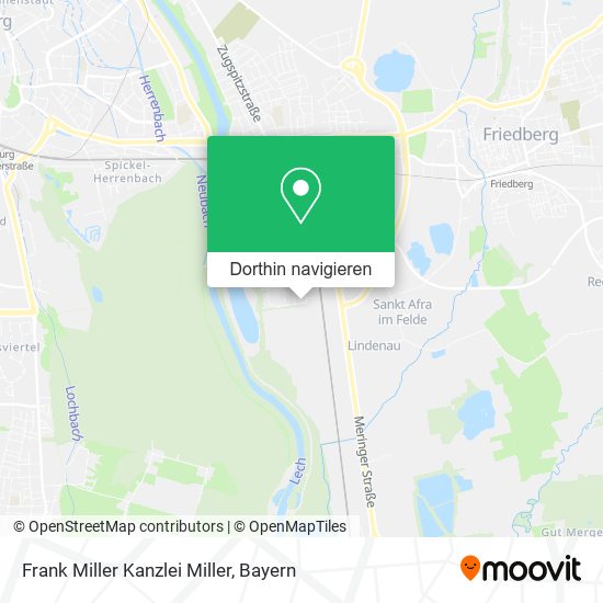 Frank Miller Kanzlei Miller Karte