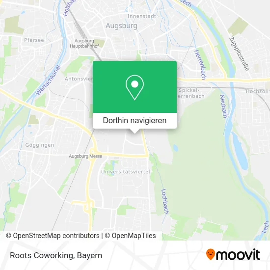 Roots Coworking Karte