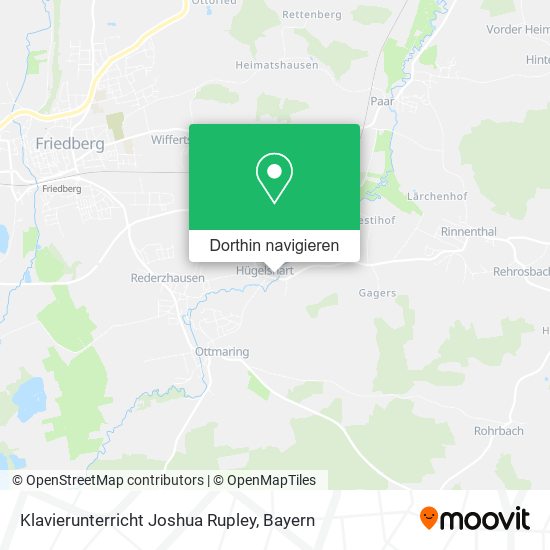 Klavierunterricht Joshua Rupley Karte