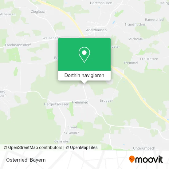 Osterried Karte