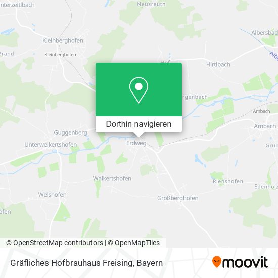 Gräfliches Hofbrauhaus Freising Karte