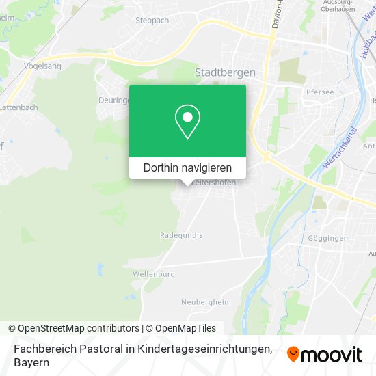 Fachbereich Pastoral in Kindertageseinrichtungen Karte