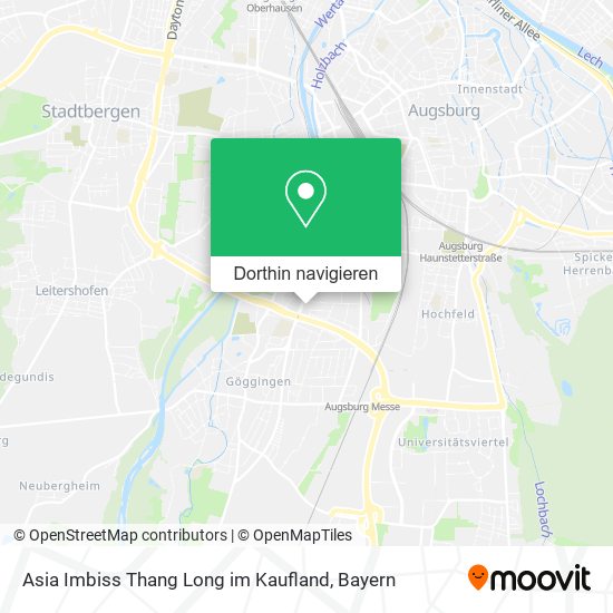 Asia Imbiss Thang Long im Kaufland Karte