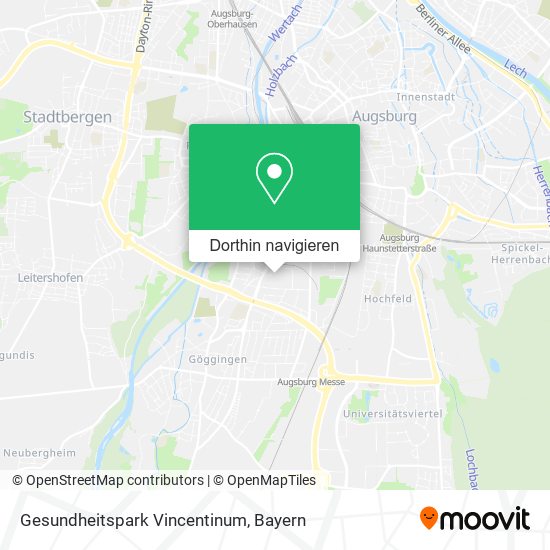 Gesundheitspark Vincentinum Karte