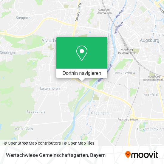 Wertachwiese Gemeinschaftsgarten Karte