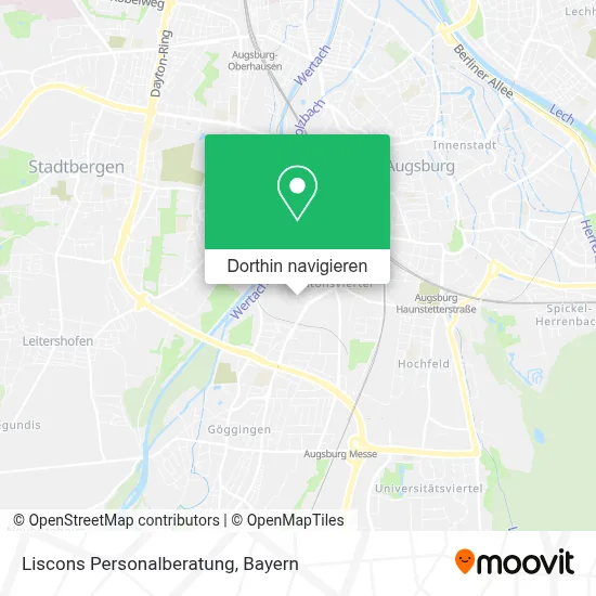 Liscons Personalberatung Karte