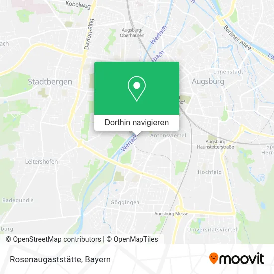 Rosenaugaststätte Karte