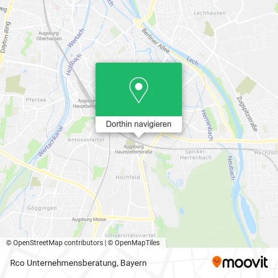 Rco Unternehmensberatung Karte