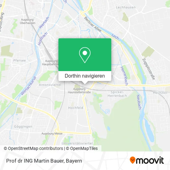 Prof dr ING Martin Bauer Karte