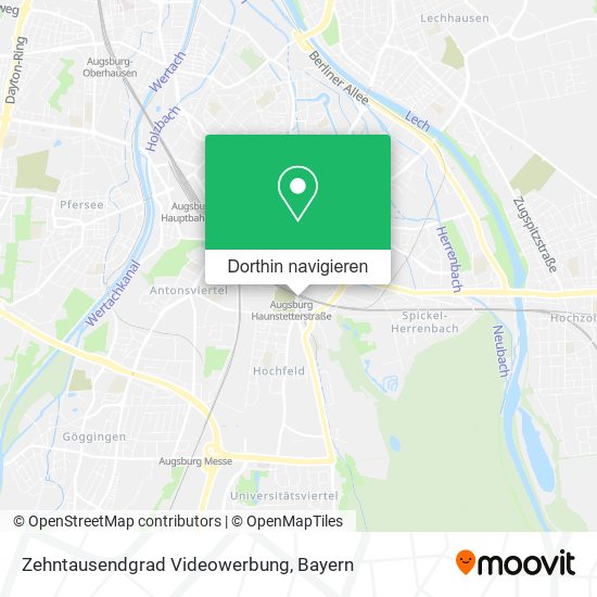 Zehntausendgrad Videowerbung Karte