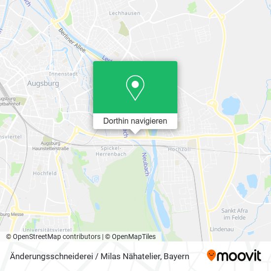Änderungsschneiderei / Milas Nähatelier Karte