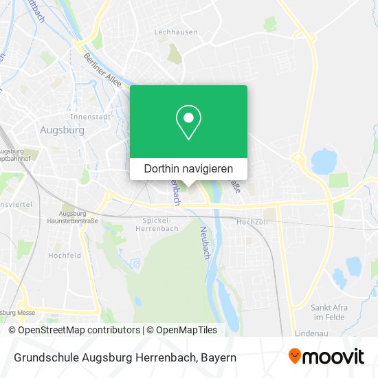 Grundschule Augsburg Herrenbach Karte