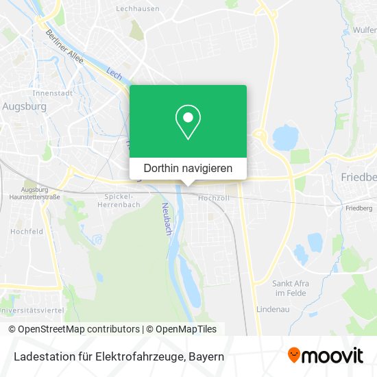 Ladestation für Elektrofahrzeuge Karte