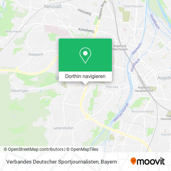 Verbandes Deutscher Sportjournalisten Karte