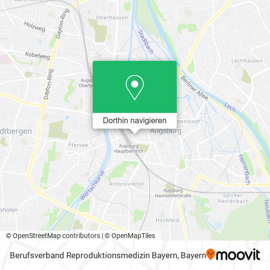 Berufsverband Reproduktionsmedizin Bayern Karte