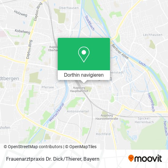 Frauenarztpraxis Dr. Dick / Thierer Karte