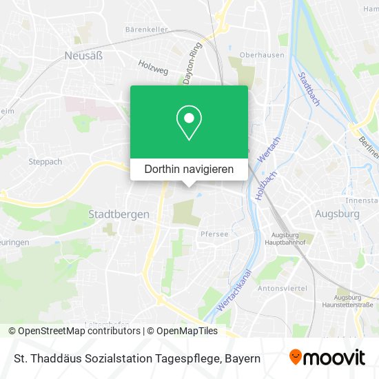 St. Thaddäus Sozialstation Tagespflege Karte