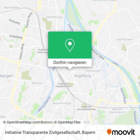 Initiative Transparente Zivilgesellschaft Karte