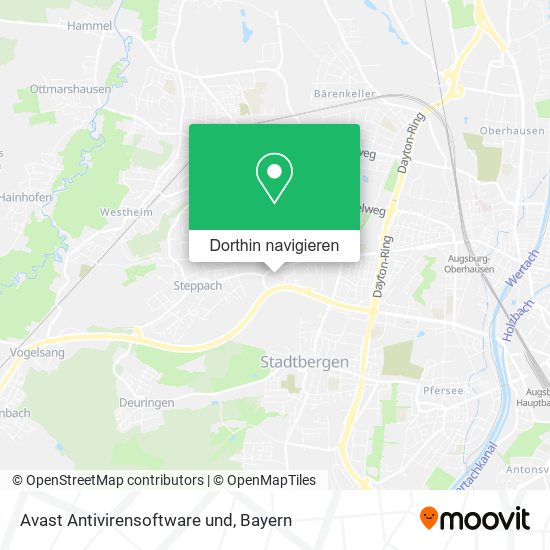Avast Antivirensoftware und Karte