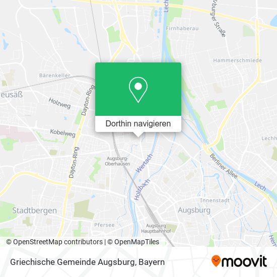 Griechische Gemeinde Augsburg Karte