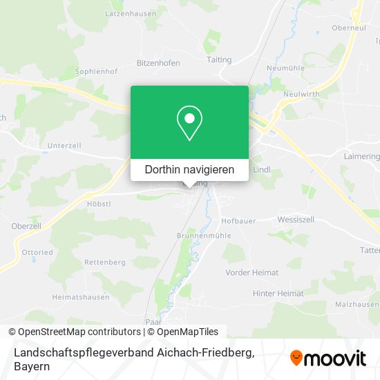 Landschaftspflegeverband Aichach-Friedberg Karte