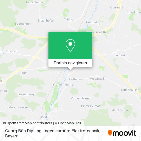 Georg Bös Dipl.Ing. Ingenieurbüro Elektrotechnik Karte