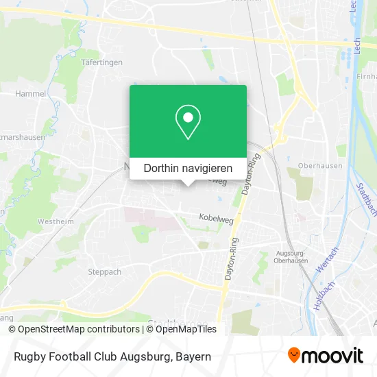 Rugby Football Club Augsburg Karte