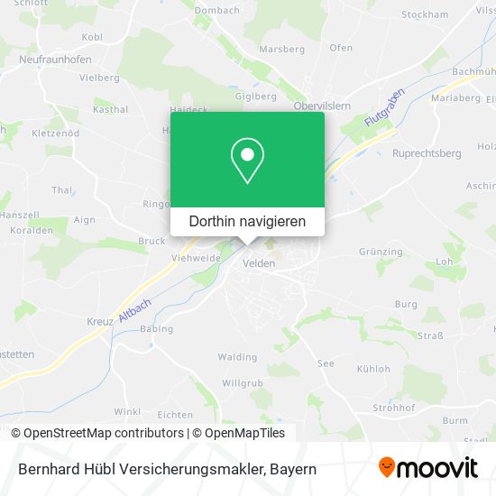 Bernhard Hübl Versicherungsmakler Karte
