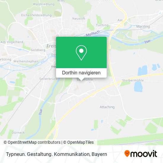 Typneun. Gestaltung. Kommunikation Karte