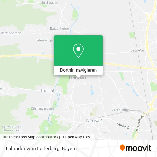 Labrador vom Loderberg Karte