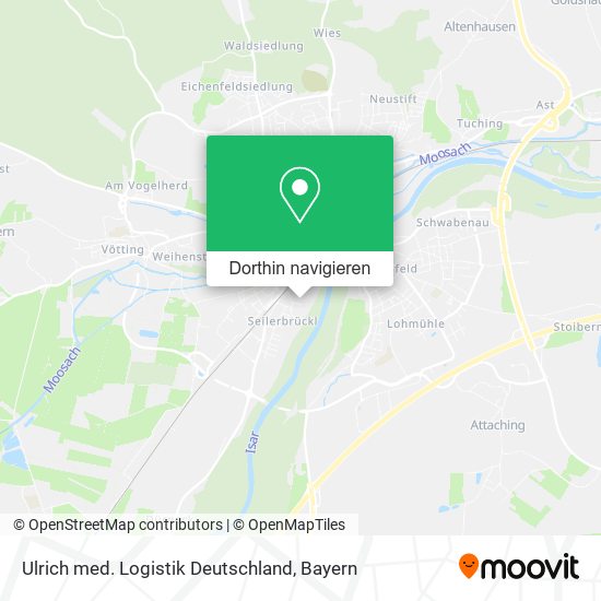 Ulrich med. Logistik Deutschland Karte