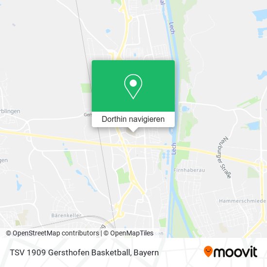 TSV 1909 Gersthofen Basketball Karte