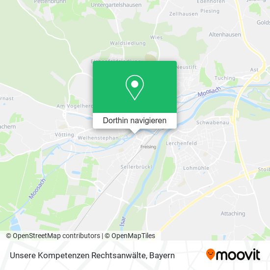 Unsere Kompetenzen Rechtsanwälte Karte
