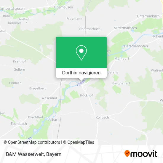 B&M Wasserwelt Karte