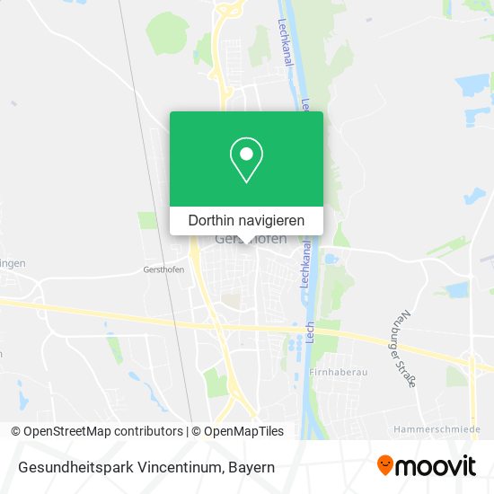 Gesundheitspark Vincentinum Karte