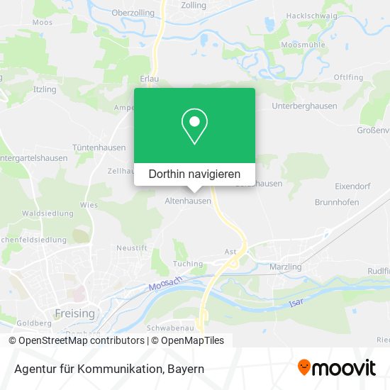 Agentur für Kommunikation Karte
