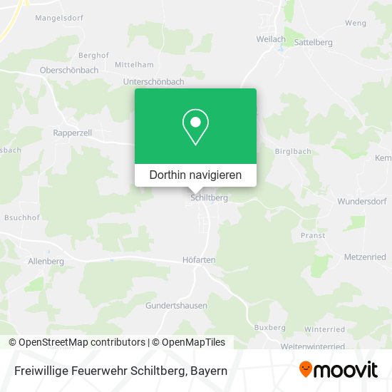 Freiwillige Feuerwehr Schiltberg Karte