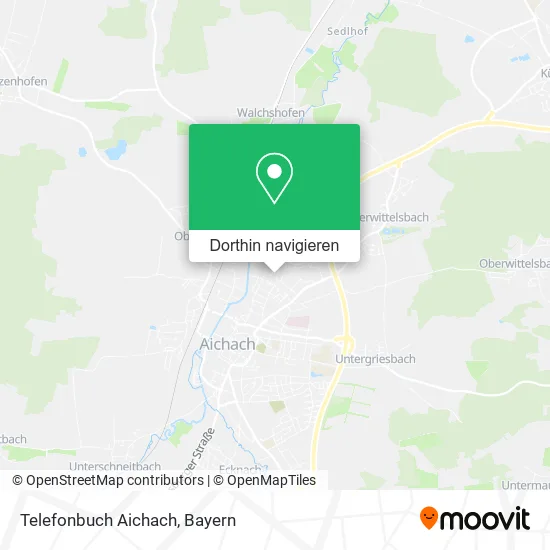 Telefonbuch Aichach Karte