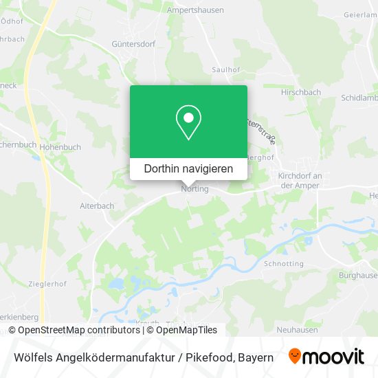 Wölfels Angelködermanufaktur / Pikefood Karte
