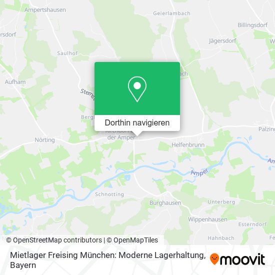 Mietlager Freising München: Moderne Lagerhaltung Karte