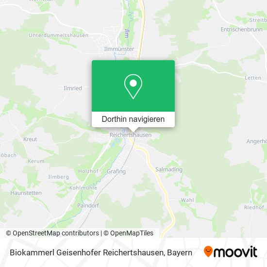 Biokammerl Geisenhofer Reichertshausen Karte