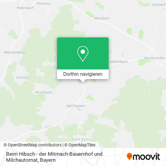 Beim Hibsch - der Mitmach-Bauernhof und Milchautomat Karte