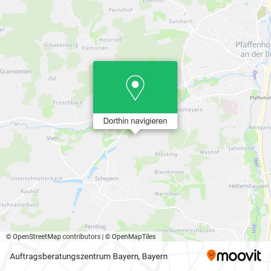 Auftragsberatungszentrum Bayern Karte