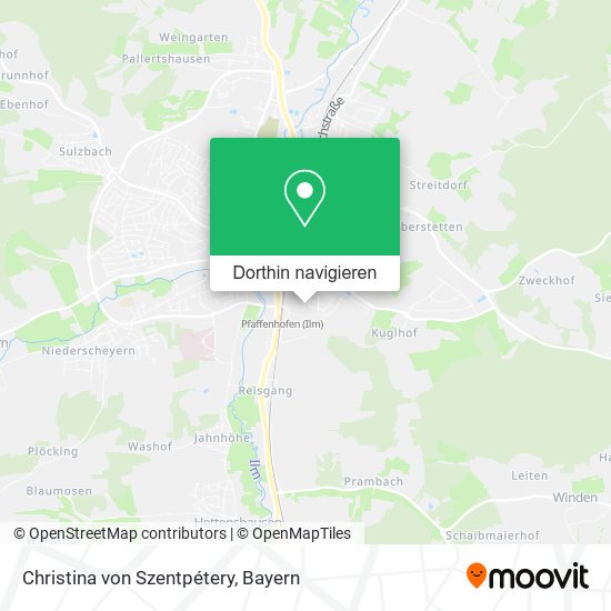 Christina von Szentpétery Karte