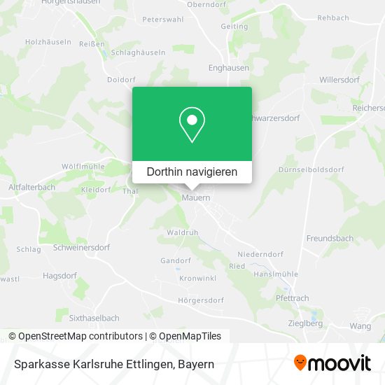 Sparkasse Karlsruhe Ettlingen Karte