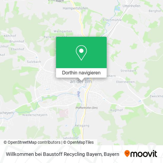 Willkommen bei Baustoff Recycling Bayern Karte